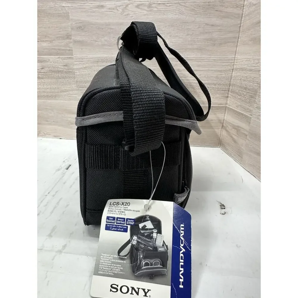 Sony LCS-X20 Handcam For Use with Cybershot Camera Bag (Unused) Black